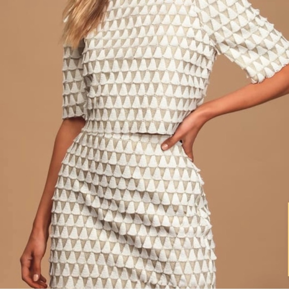 Lulus Coord Fringe Matching Two Piece Set